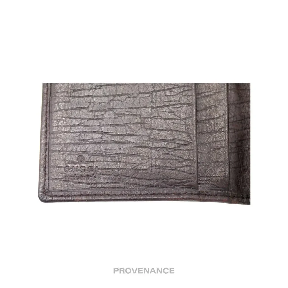 🔴 Gucci Pocket Organizer Wallet - Raffia with Web